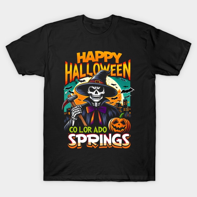 Colorado Springs Halloween T-Shirt by Americansports